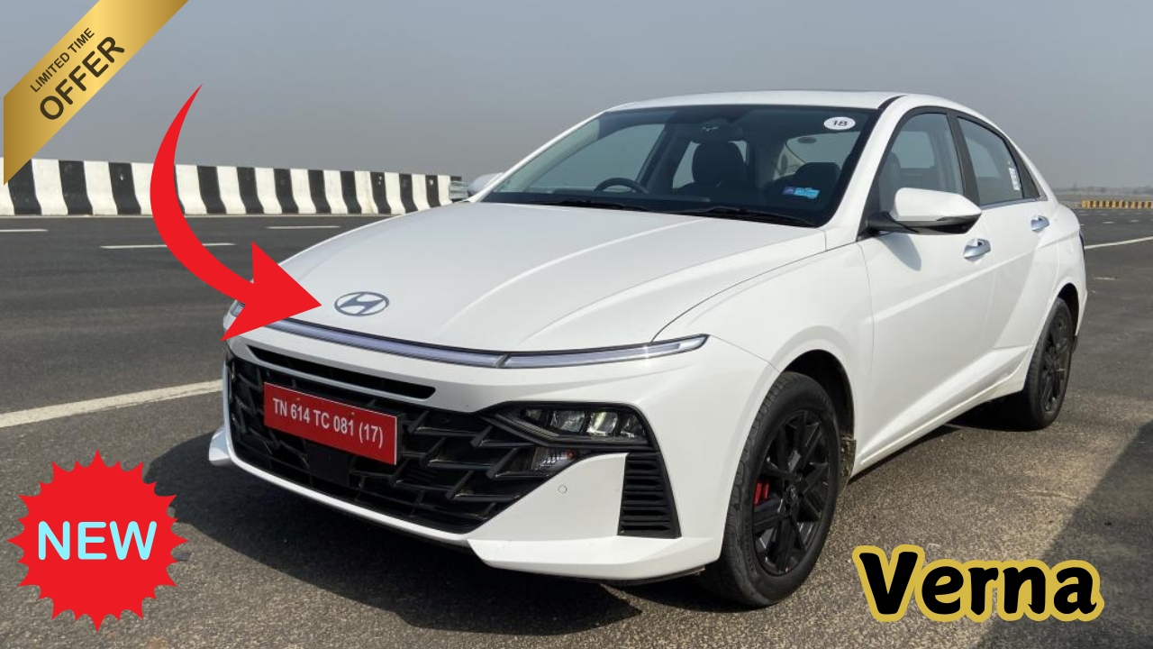 New Hyundai Verna with attractive and modern features